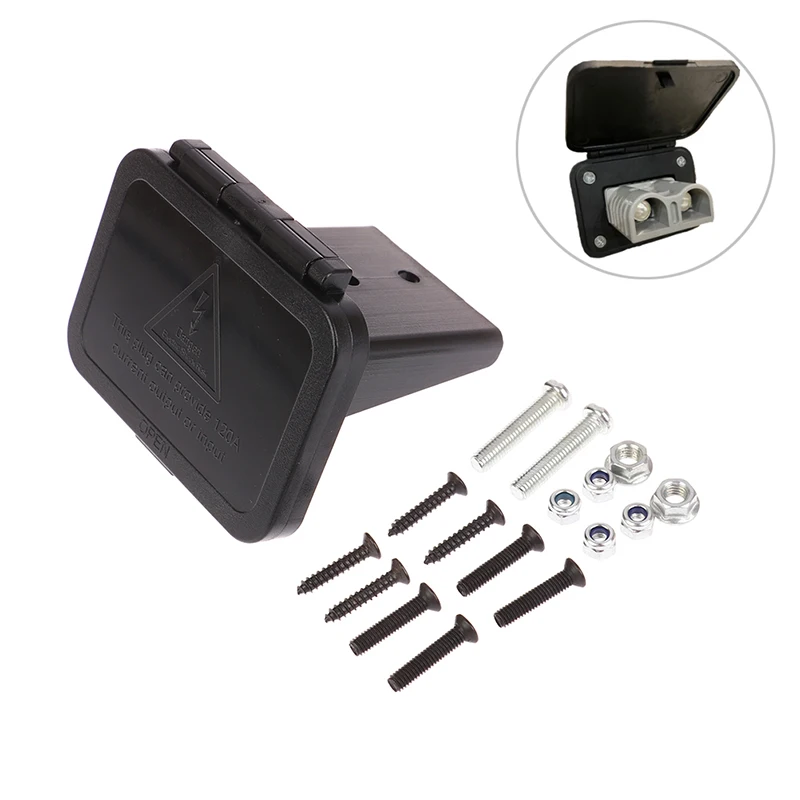 Compatible With Socket 120A Panel Bracket Plug Flush Mount Bracket Panel Bracket With Cover For Caravan Cable Connector
Compatible With Socket 120A Panel Bracket Plug Flush Mount Bracket Panel Bracket With Cover For Caravan Cable Connector