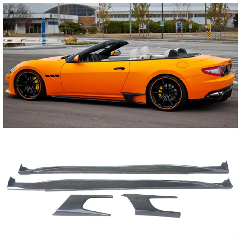 For Maserati GT GTS 2007-2015 High Quality Carbon Fiber Car Bumper Lip Side Skirt Kit Spoiler Protective Cover
For Maserati GT GTS 2007-2015 High Quality Carbon Fiber Car Bumper Lip Side Skirt Kit Spoiler Protective Cover