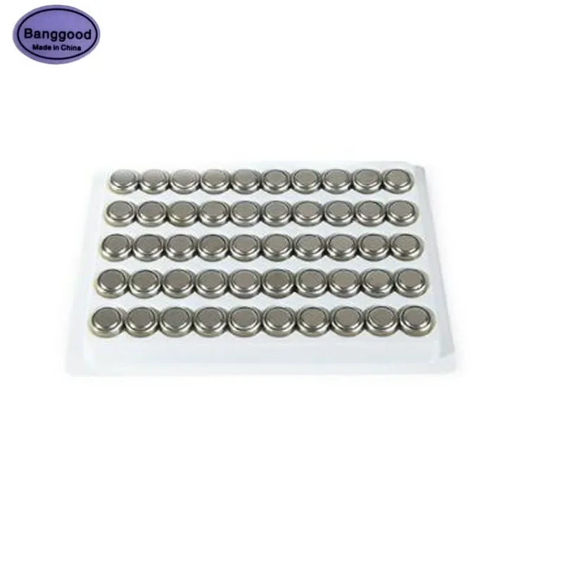 50pcs/Lot New AG13 LR44 L1154 357 SR44 S76E SP76 SG13 V303 1.55V Disposable Alkaline Button Cell Battery for Watch Toys Remote
50pcs/Lot New AG13 LR44 L1154 357 SR44 S76E SP76 SG13 V303 1.55V Disposable Alkaline Button Cell Battery for Watch Toys Remote