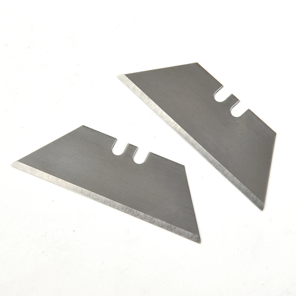 

10Pcs/Set Trapezoidal Blade Replacement Blade Multifunction 60# Carbon Steel Art Craft Cutter DIY Tool For Cutting 60×18mm