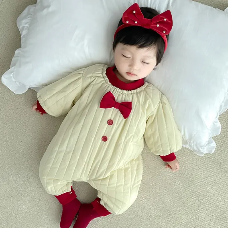 INS Style Baby Romper Girls Jumpsuit Autumn Winter Overcoat Thickened Warm Jacket Outdoor Wearing Clothing Kids Creeper Clothes
INS Style Baby Romper Girls Jumpsuit Autumn Winter Overcoat Thickened Warm Jacket Outdoor Wearing Clothing Kids Creeper Clothes