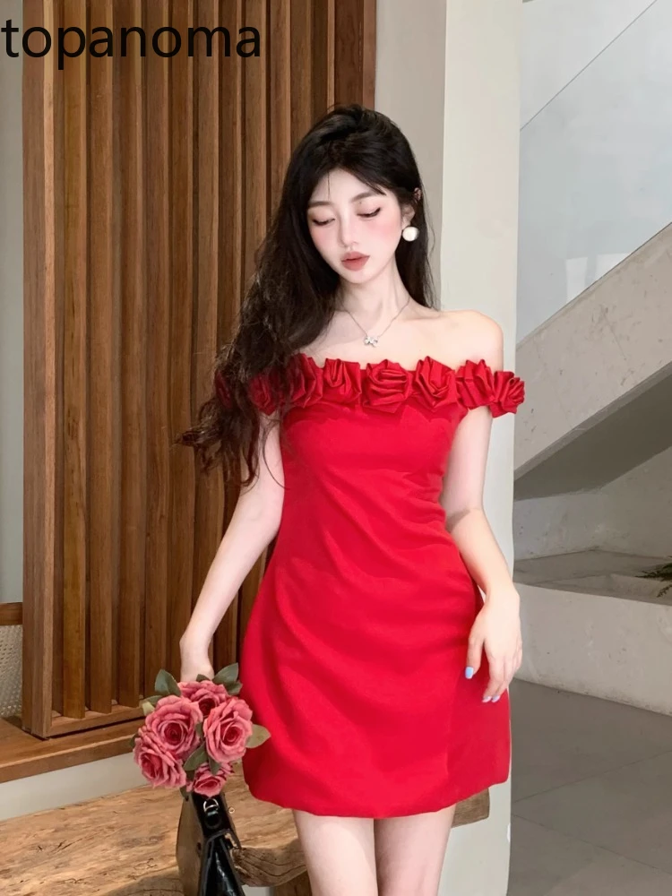 Topanoma, свадебные вечерние платья для женщин, Цветочный вырез, открытые плечи, открытая спина, сексуальное элегантное платье для выпускного, банкетное, коктейльное
Topanoma, свадебные вечерние платья для женщин, Цветочный вырез, открытые плечи, открытая спина, сексуальное элегантное платье для выпускного, банкетное, коктейльное