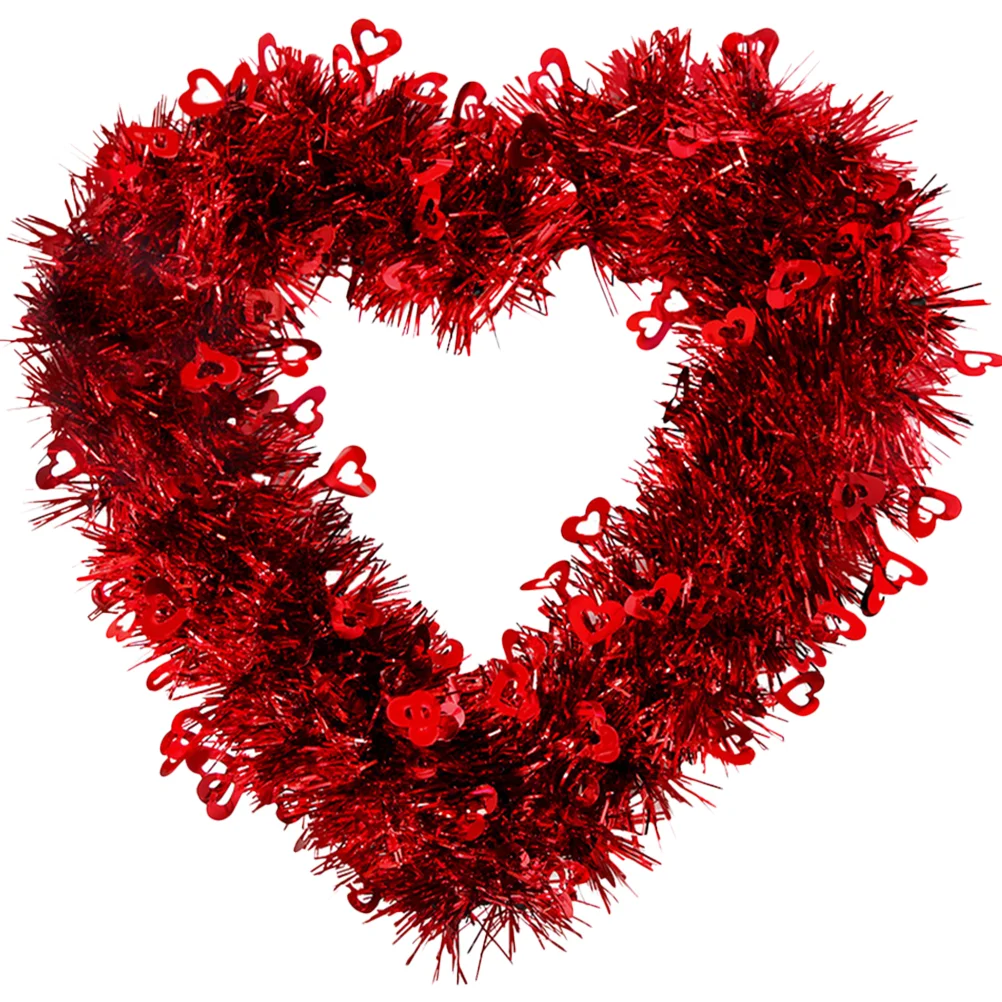 Valentines Day Wreaths Red Tinsel Heart Shaped Wreaths Foil Heart Love Garland Wall Hanging Sign Valentines Day Wedding
Valentines Day Wreaths Red Tinsel Heart Shaped Wreaths Foil Heart Love Garland Wall Hanging Sign Valentines Day Wedding