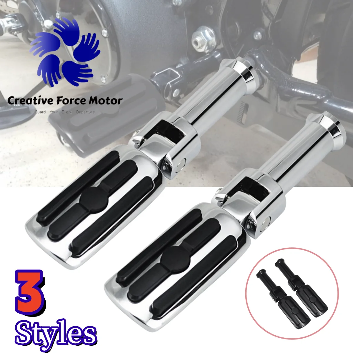 

2018-24 Rear Passenger Footpegs Brackets For Harley Fat Boy Breakout Deluxe Softail Slim Heritage Low Rider Sport Glide Fat Bob