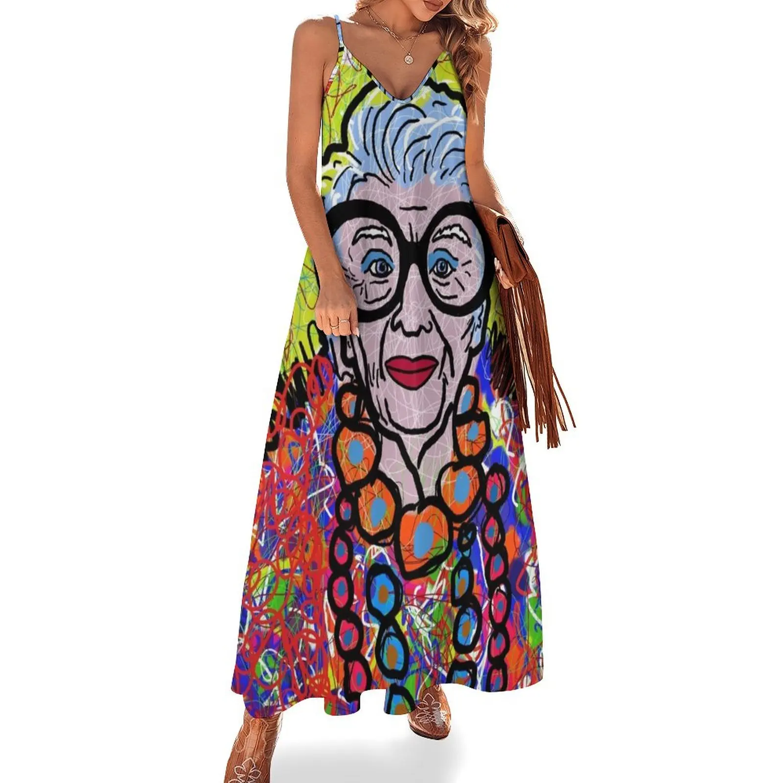 Iris Apfel Sleeveless Dress dress summer 2024 women Bridesmaid dress woman clothing women summer 2024
Iris Apfel Sleeveless Dress dress summer 2024 women Bridesmaid dress woman clothing women summer 2024