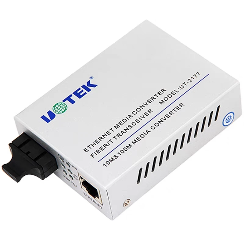 

UT-2177SM/MM 10/100M Network Single-mode Fiber Optic Transceiver 20KM ST/SC/FC Optional
