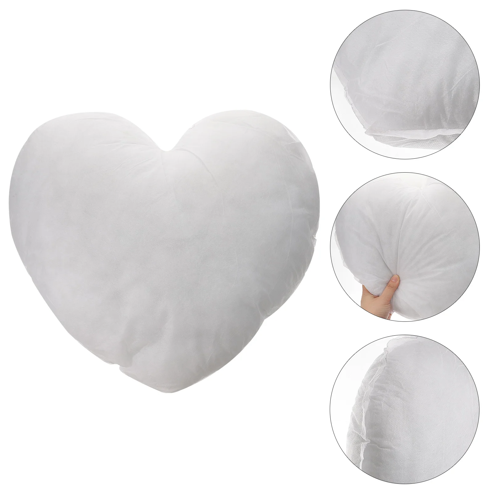 

Peach Heart Pillow Couch Pillows Sofa Throw Inner Cushion Stuffer Filler Round Shape Interior Pp Cotton Fillers