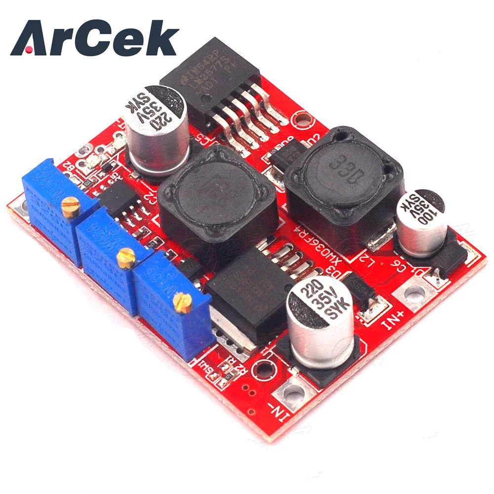 

LM2596S DC-DC LM2577S Step Up Down Boost Buck Voltage Power Converter Module Non-isolated Constant Current Board 15W 3A