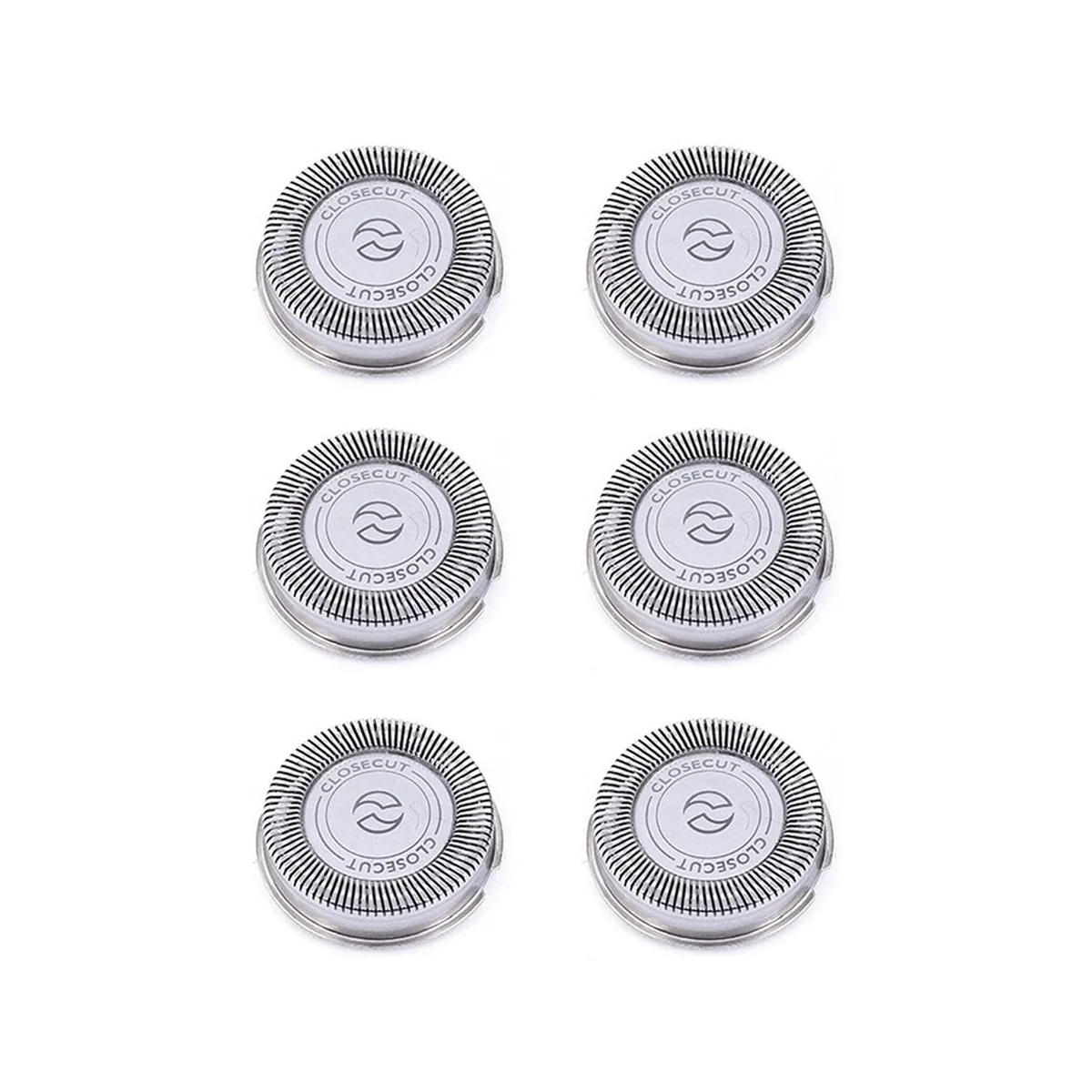 

6Pack SH30 Replacement Heads for Philips Norelco Shaver Series 3000, 2000, 1000 and S738, with Durable Sharp Blades