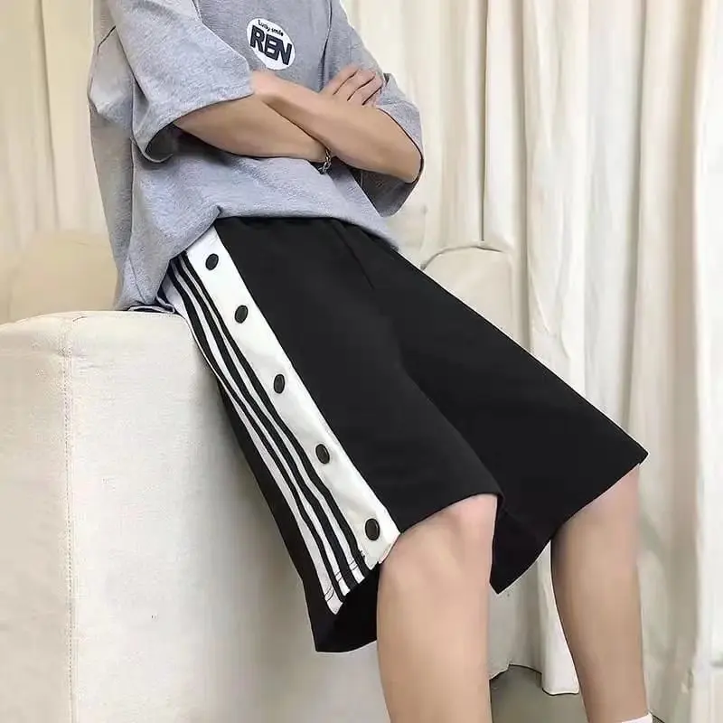 American Style Popularity Basketball Men Summer High Street Fashion Three Bars Side Buckle Loose Street Leisure All-match Shorts
American Style Popularity Basketball Men Summer High Street Fashion Three Bars Side Buckle Loose Street Leisure All-match Shorts