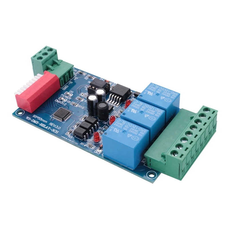 2X 3 Channel 5A DMX512 Controlled Relay Switch Kit DIY Converter DMX Dimmer Relay
2X 3 Channel 5A DMX512 Controlled Relay Switch Kit DIY Converter DMX Dimmer Relay