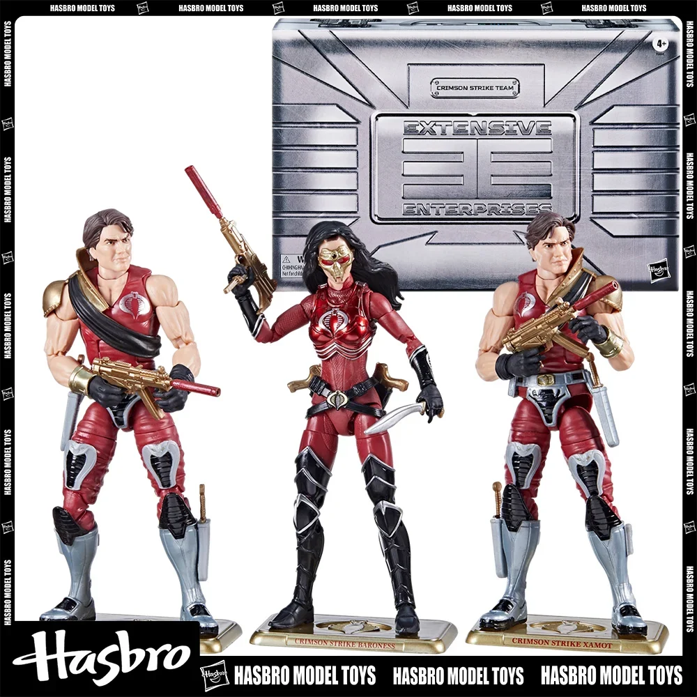 Original Hasbro G.I. Joe Classified Series Crimson Strike Team: Baroness, Tomax, & Xamot, 82 6 Inch Action Figure Model Toys
Original Hasbro G.I. Joe Classified Series Crimson Strike Team: Baroness, Tomax, & Xamot, 82 6 Inch Action Figure Model Toys