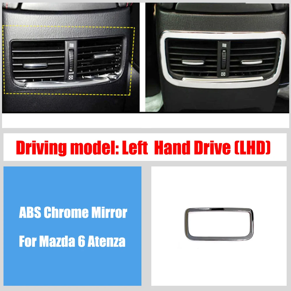 For Mazda 6 Atenza 2013-2016 ABS Chrome Interior Armrest Box Rear AC Vent Outlet Cover Trim Car Styling Auto Accessories 1pcs
For Mazda 6 Atenza 2013-2016 ABS Chrome Interior Armrest Box Rear AC Vent Outlet Cover Trim Car Styling Auto Accessories 1pcs
