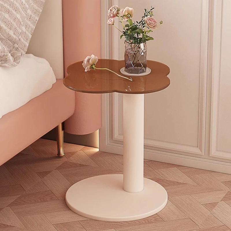 

Стеклянный современный журнальный столик, скандинавский угловой столик для гостиной, обеденный стол для салона, уникальная мебель CY50CT