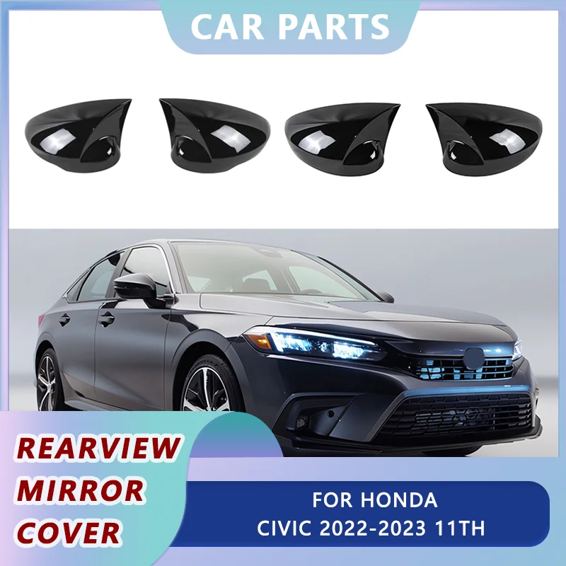 1Pair OX Horn Side Rearview Mirror Cover For Honda Civic 2022 2023 11th Gen Type-R Add on Mirror Cover New style Car Accessories
1Pair OX Horn Side Rearview Mirror Cover For Honda Civic 2022 2023 11th Gen Type-R Add on Mirror Cover New style Car Accessories