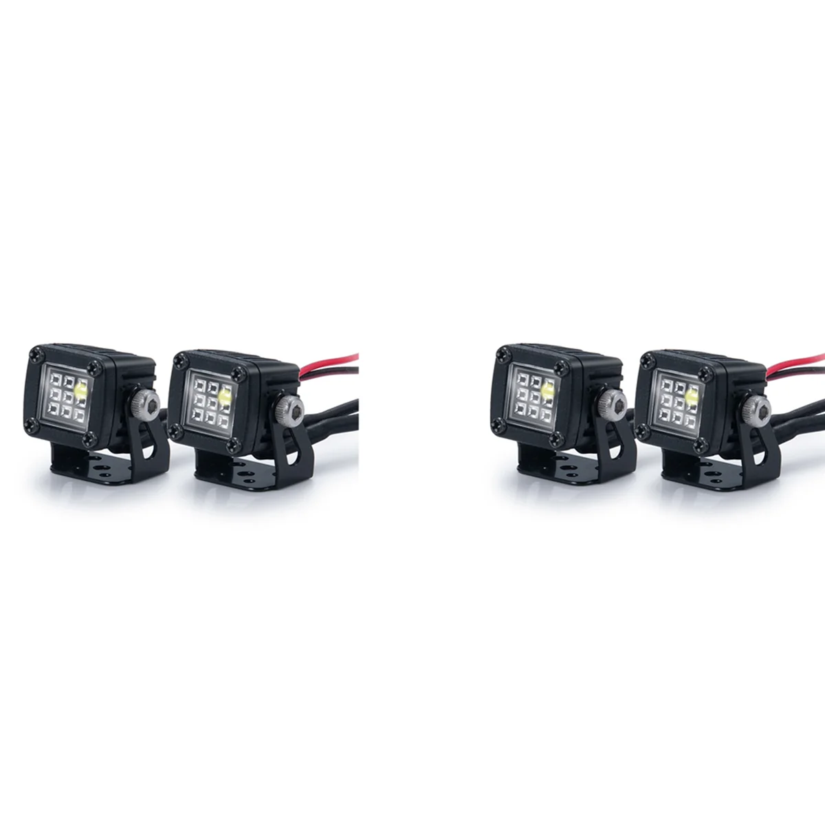4x Modified Headlights Spotlights Car Top Lights Bumper Lights for AXIAL SCX10 JEEP TRAXXAS TRX4 TRX6 1/10,C
4x Modified Headlights Spotlights Car Top Lights Bumper Lights for AXIAL SCX10 JEEP TRAXXAS TRX4 TRX6 1/10,C