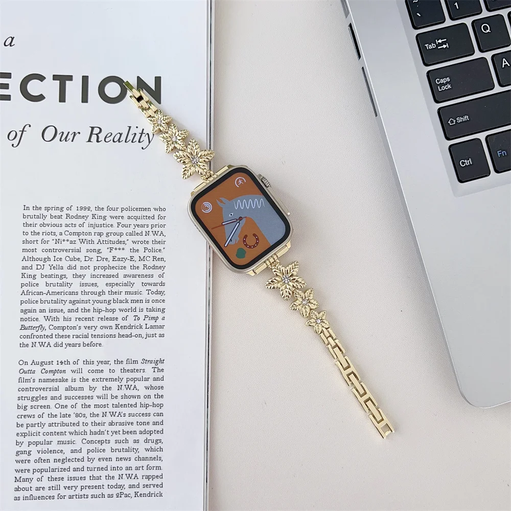Браслет для умных часов для девочек Apple Watch Series Ultra 8 7 SE 6 5 4 49 мм, ремешок из нержавеющей стали для IWatch 38 40 41 мм 42 44 мм 45 мм
Браслет для умных часов для девочек Apple Watch Series Ultra 8 7 SE 6 5 4 49 мм, ремешок из нержавеющей стали для IWatch 38 40 41 мм 42 44 мм 45 мм