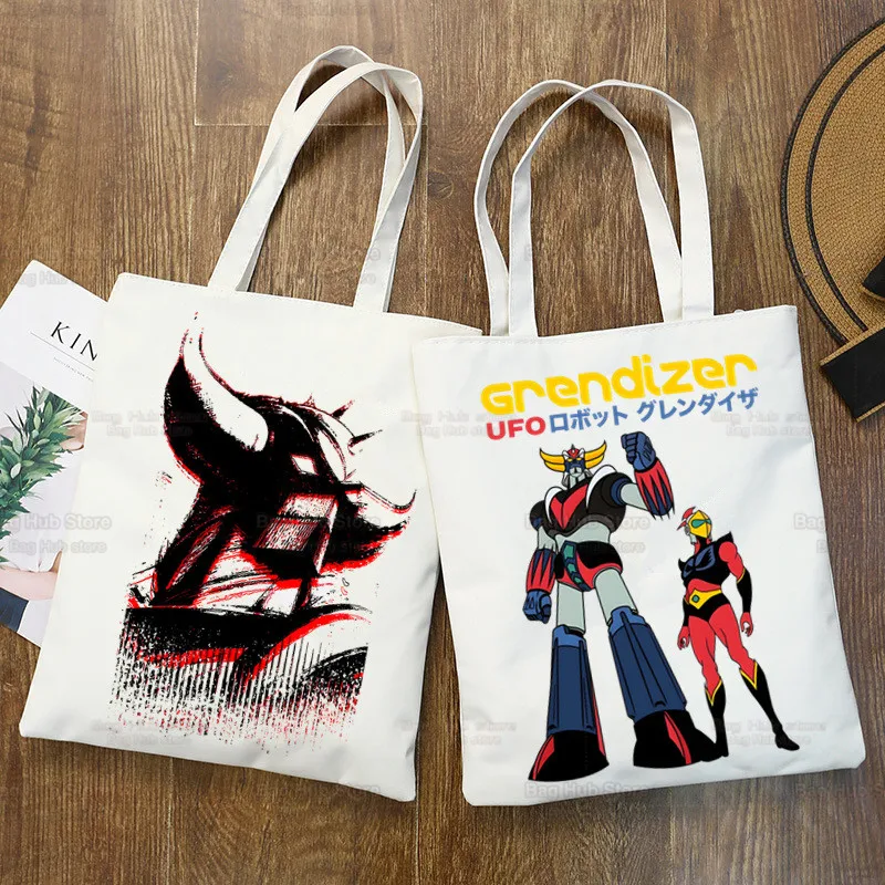 Manga Goldorak Ufo Robo Shopper Bags Shopping Bag Tote Bag Anime Mazinger Grendizer Shoulder Bag Canvas Bags Large Handbag
Manga Goldorak Ufo Robo Shopper Bags Shopping Bag Tote Bag Anime Mazinger Grendizer Shoulder Bag Canvas Bags Large Handbag