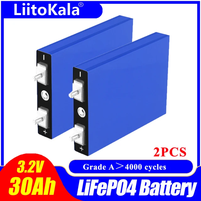 2 шт. LiitoKala LiFePo4 3,2 в 30 Ач 5C 3,2 В Аккумулятор для самостоятельной сборки 12 В 24 в 36 в 48 в lifepo4 e-bike e скутер колесный стул AGV автомобиль для гольфа
2 шт. LiitoKala LiFePo4 3,2 в 30 Ач 5C 3,2 В Аккумулятор для самостоятельной сборки 12 В 24 в 36 в 48 в lifepo4 e-bike e скутер колесный стул AGV автомобиль для гольфа