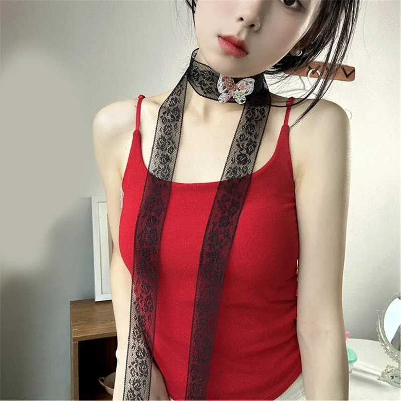 Scarf Skinny for Women Lace Belt Necktie Neck Scarf Handbag Choker Scarf Belt T8NB
Scarf Skinny for Women Lace Belt Necktie Neck Scarf Handbag Choker Scarf Belt T8NB