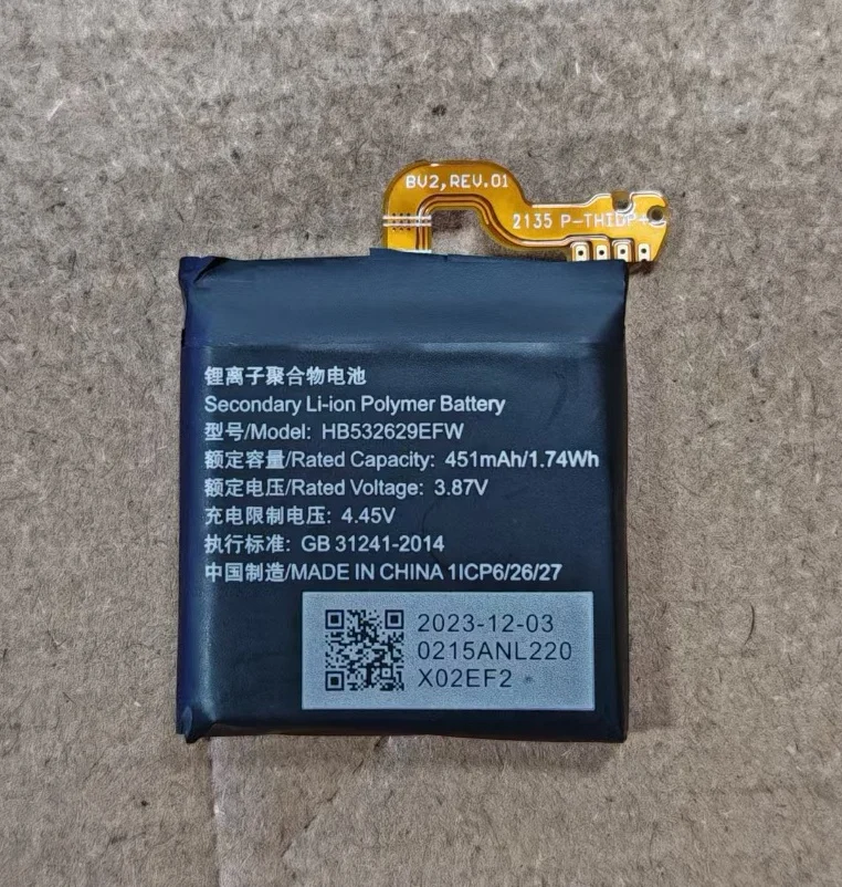 Новый высококачественный аккумулятор HB532629EFW для Huawei Watch D GT Runner Run-B19 аккумулятор
Новый высококачественный аккумулятор HB532629EFW для Huawei Watch D GT Runner Run-B19 аккумулятор