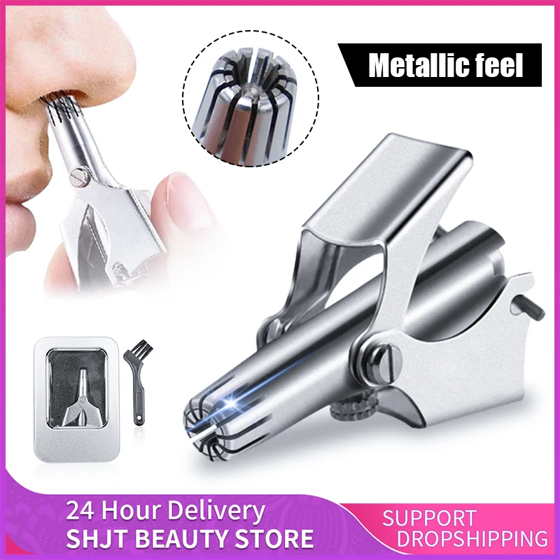 Nose Trimmer for Men Stainless Steel Manual Trimmer for Nose Vibrissa Razor Shaver Washable Portable Nose Ear Hair Trimmer
Nose Trimmer for Men Stainless Steel Manual Trimmer for Nose Vibrissa Razor Shaver Washable Portable Nose Ear Hair Trimmer