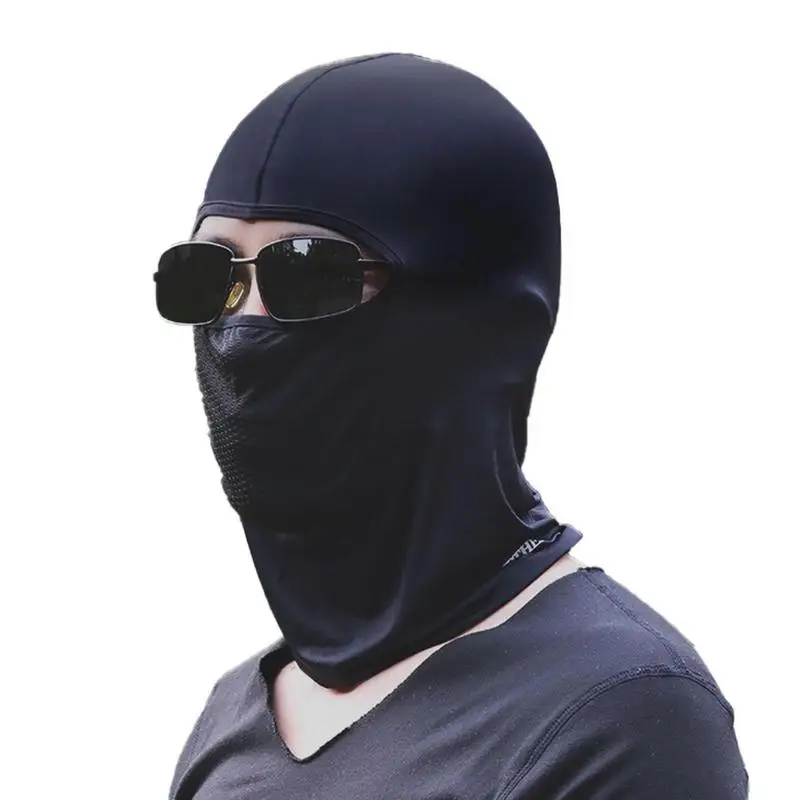 

Balaclava Face Masque Full Face Breathable Sunproof Head Cover Sweat Absorbing Mesh Highly Elastic Sun Gear Face Masque For