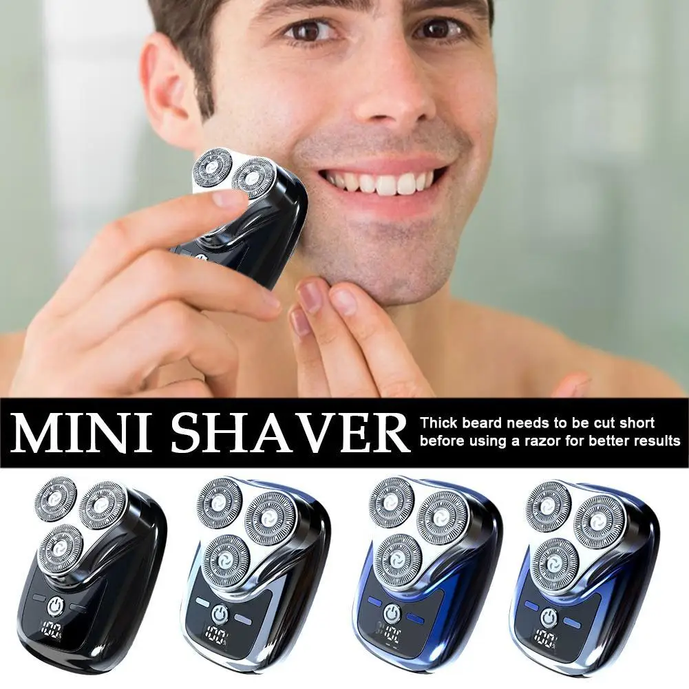 Men Three Head Electric Shaver With Digital Display USB Charging Male Shaving Trimmer Detachable Washable Mini Razor
Men Three Head Electric Shaver With Digital Display USB Charging Male Shaving Trimmer Detachable Washable Mini Razor