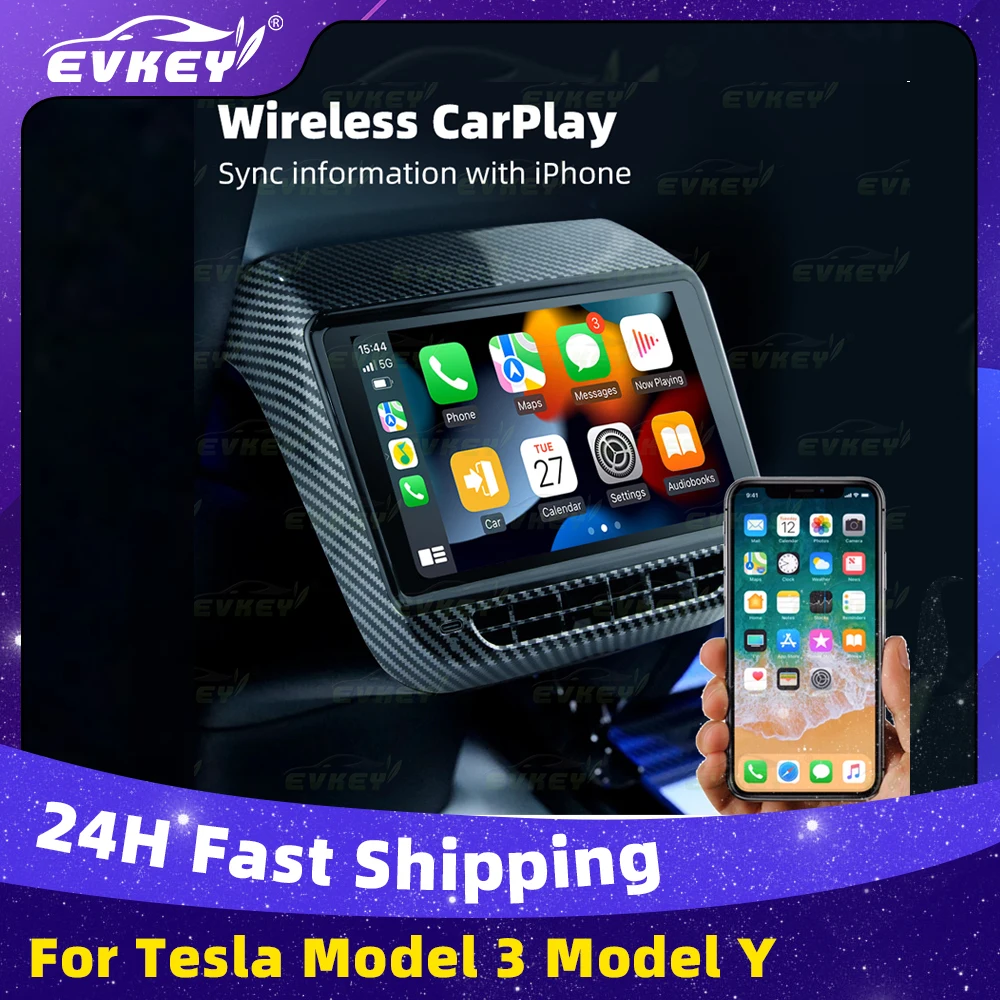Задний Дисплей EVKEY Android 13,0 для Tesla Model 3, модель Y, экран 7,1 дюйма, панель управления кондиционером, мультимедийный плеер IPS
Задний Дисплей EVKEY Android 13,0 для Tesla Model 3, модель Y, экран 7,1 дюйма, панель управления кондиционером, мультимедийный плеер IPS