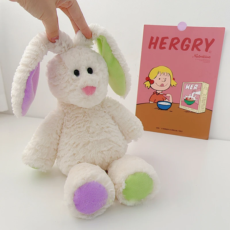 Красочные игрушки-кролики 35 см, мягкие пушистые набивные животные, милый кролик, плюшевая Спящая игрушка для детей, подарки для друзей на день рождения
Красочные игрушки-кролики 35 см, мягкие пушистые набивные животные, милый кролик, плюшевая Спящая игрушка для детей, подарки для друзей на день рождения