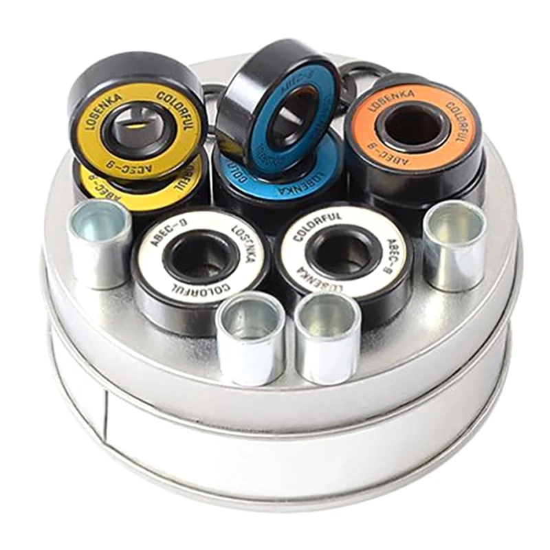 LOSENKA 8 шт. ABEC-11 высокоскоростные износостойкие ролики для скейтборда, разноцветные подшипники, аксессуары для Лонгборда
LOSENKA 8 шт. ABEC-11 высокоскоростные износостойкие ролики для скейтборда, разноцветные подшипники, аксессуары для Лонгборда
