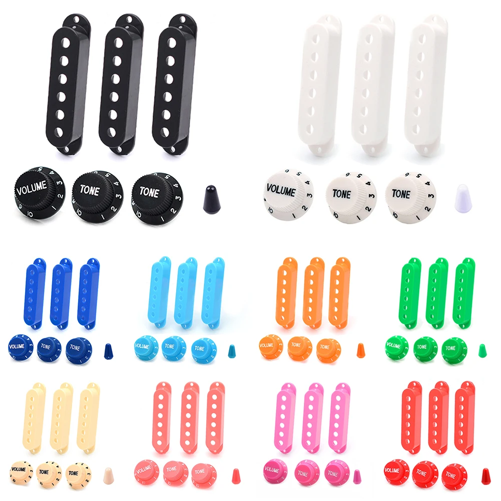 48 50 52MM ST Electric Switch Tip Guitar Single Coil Pickup Covers 1 Volume 2 Tone Knob SSS For 5-way St Strat Style Guitars
48 50 52MM ST Electric Switch Tip Guitar Single Coil Pickup Covers 1 Volume 2 Tone Knob SSS For 5-way St Strat Style Guitars