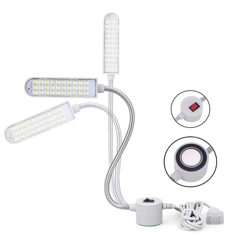 Sewing Machine Light LED Lighting Cold White With Switch Magnetic Gooseneck Arm Work Lamp For All Workbench Lathe Drill Press
Sewing Machine Light LED Lighting Cold White With Switch Magnetic Gooseneck Arm Work Lamp For All Workbench Lathe Drill Press