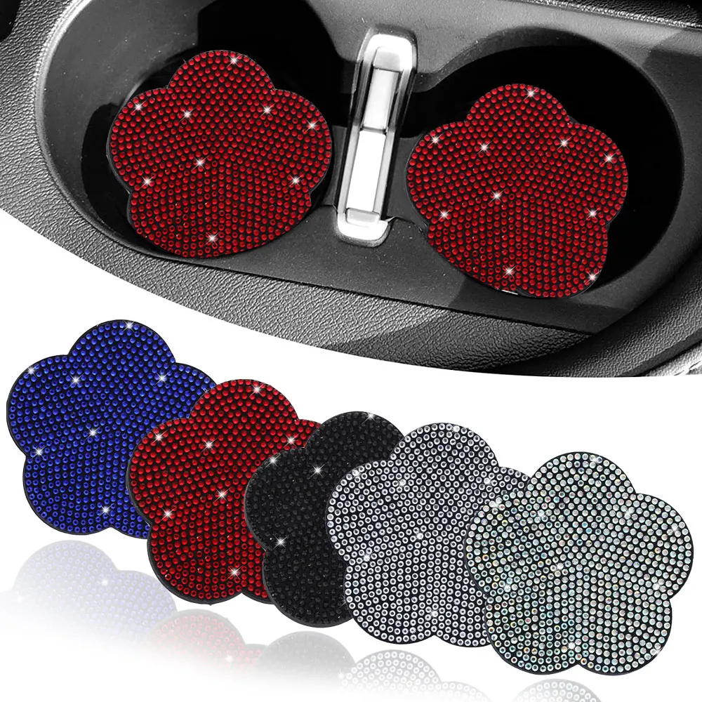 Car Diamond Coaster Water Cup Slot Non-Slip Mat Silica Pad Cup Holder Mat Auto Gadget Decor Bling Car Styling Accessories
Car Diamond Coaster Water Cup Slot Non-Slip Mat Silica Pad Cup Holder Mat Auto Gadget Decor Bling Car Styling Accessories