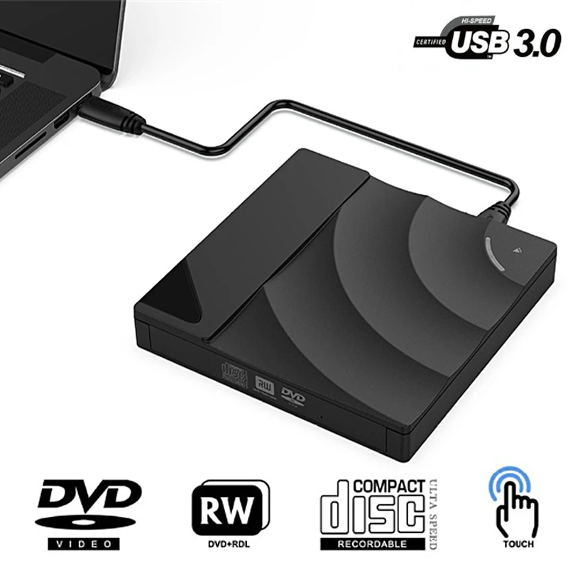 Portable High-speed USB 3.0 CD DVD-RW Optical Drive External Slim Disk Reader Desktop PC Laptop Tablet Promotion DVD Player
Portable High-speed USB 3.0 CD DVD-RW Optical Drive External Slim Disk Reader Desktop PC Laptop Tablet Promotion DVD Player