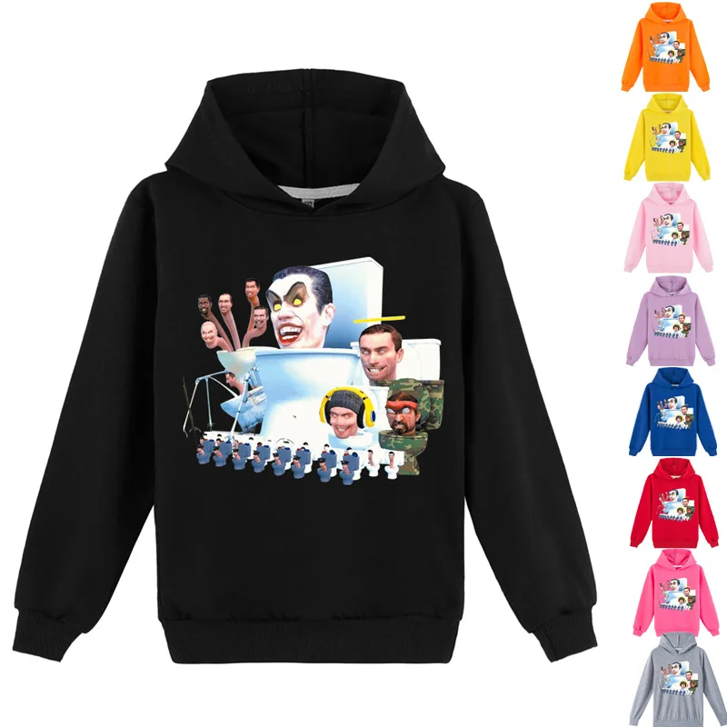 New Game Skibidi Toilet hoodie Kids Cartoon Speakerman TV MAN clothes Baby Girls Autumn Outerwear Boys Fashion Hoody Sweatshirts
New Game Skibidi Toilet hoodie Kids Cartoon Speakerman TV MAN clothes Baby Girls Autumn Outerwear Boys Fashion Hoody Sweatshirts