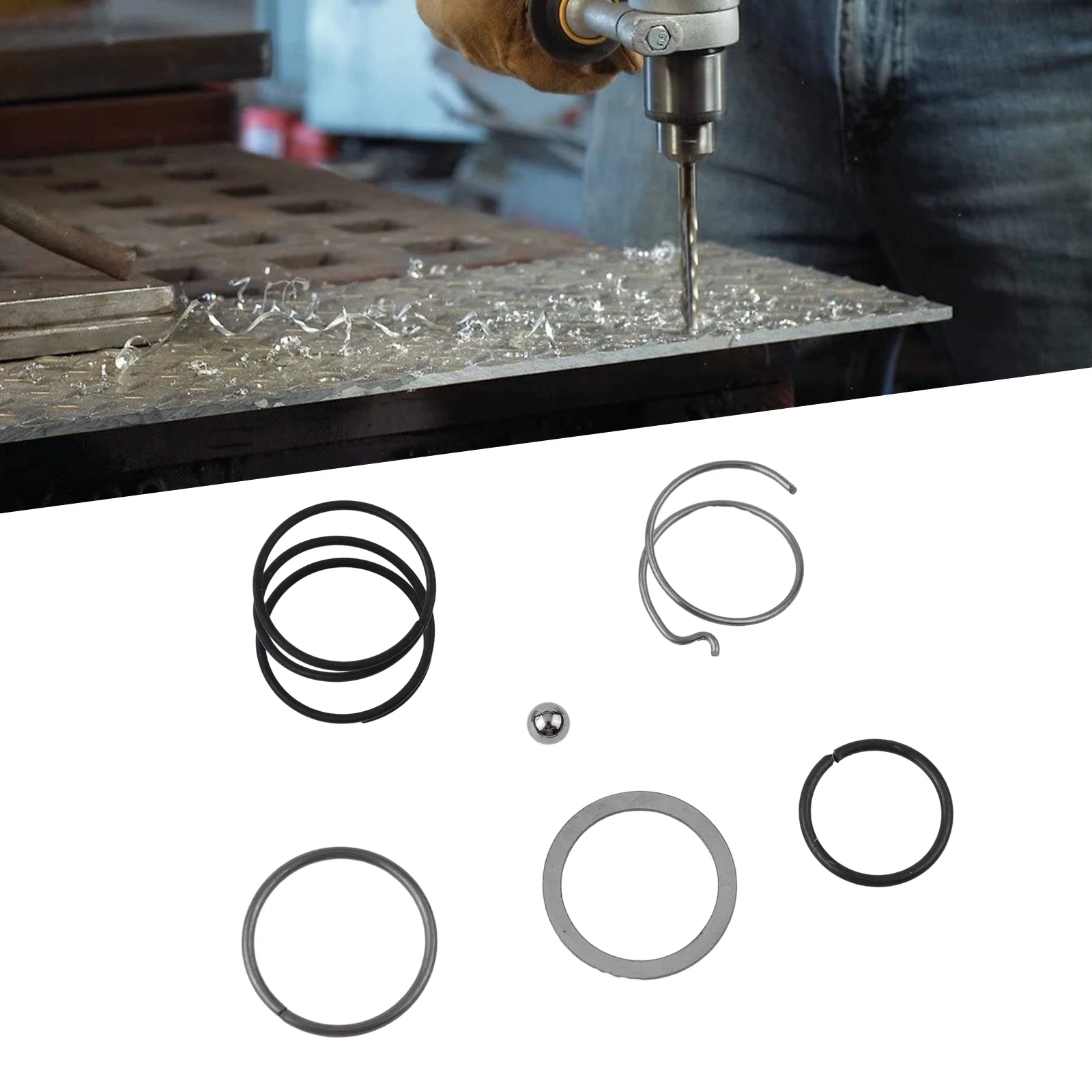 1pc Spring Kit With Steel Ball 20V Impact Driver For Electric Drill 6g Metal Replacement N078434 N089668 Power Tool Accessories
1pc Spring Kit With Steel Ball 20V Impact Driver For Electric Drill 6g Metal Replacement N078434 N089668 Power Tool Accessories