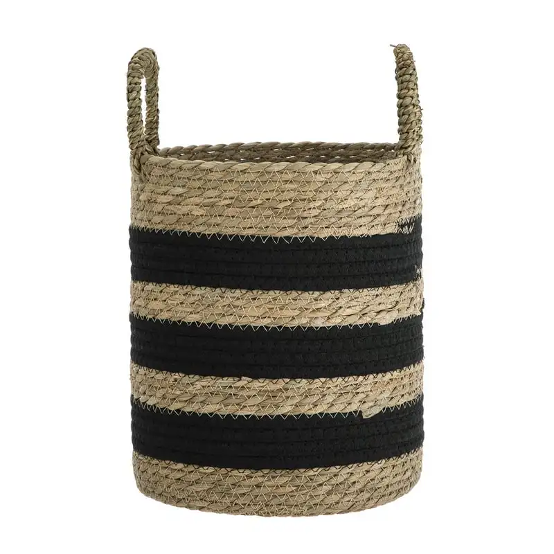 and Black Rush Decorative Storage Basket with Handles, 11.4 Organizador Cute basket Organizador hogar Bike basket Bathroom organ
and Black Rush Decorative Storage Basket with Handles, 11.4 Organizador Cute basket Organizador hogar Bike basket Bathroom organ