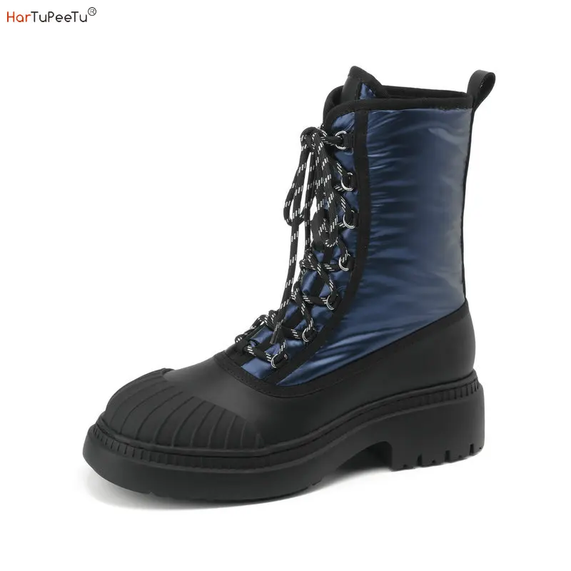 Women's Snow Cold Winter Boots Waterproof Insulated Booties Luxury Comfy Outdoor Shoes Lace Up Patchwork Footwear
Women's Snow Cold Winter Boots Waterproof Insulated Booties Luxury Comfy Outdoor Shoes Lace Up Patchwork Footwear
