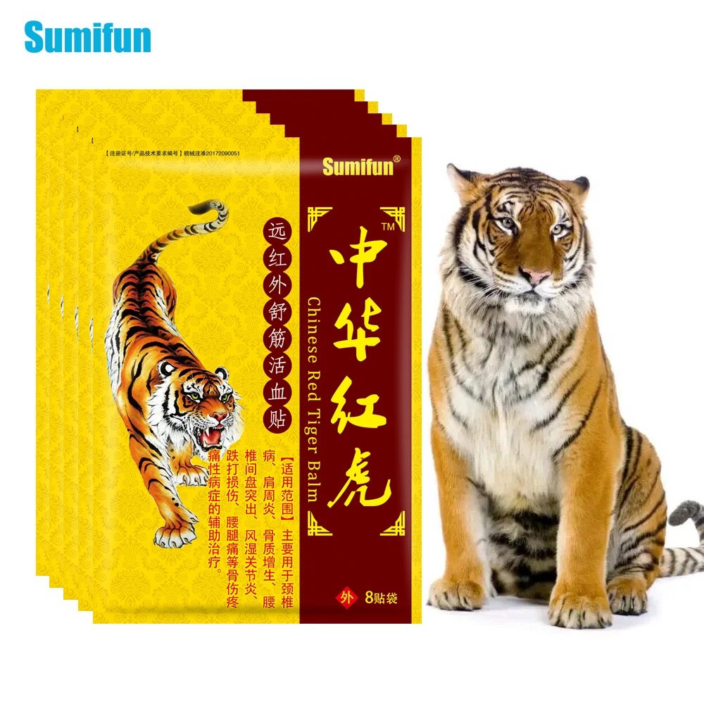 

8/40/80Pcs Sumifun Tiger Balm Analgesic Patches Muscle Knee Joint Pain Relief Sticker Arthritis Rheumatism Ache Medical Plaster