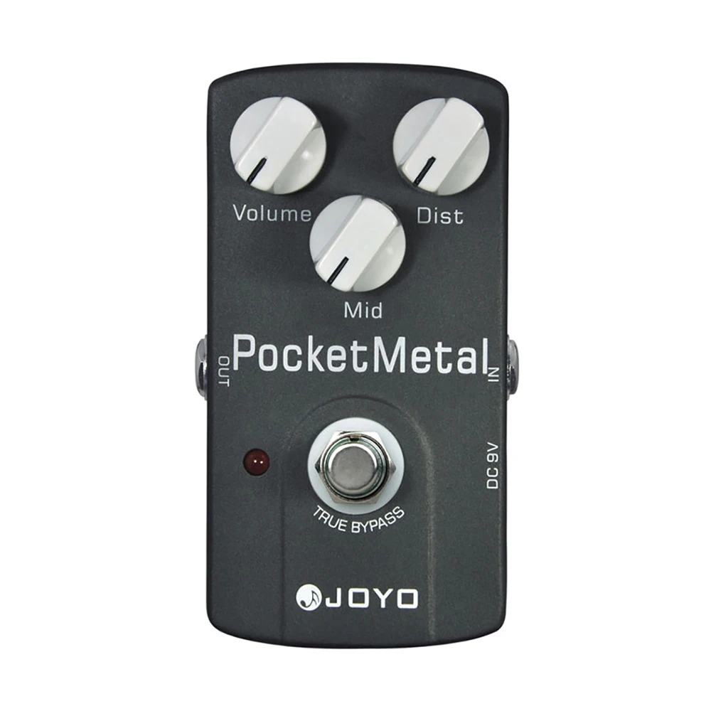 

JOYO JF-35 POCKET METAL Guitar Effects Pedal Electric Violao Distortion Pedal Drive Mid-Tone True Bypass Design Bass Accessories