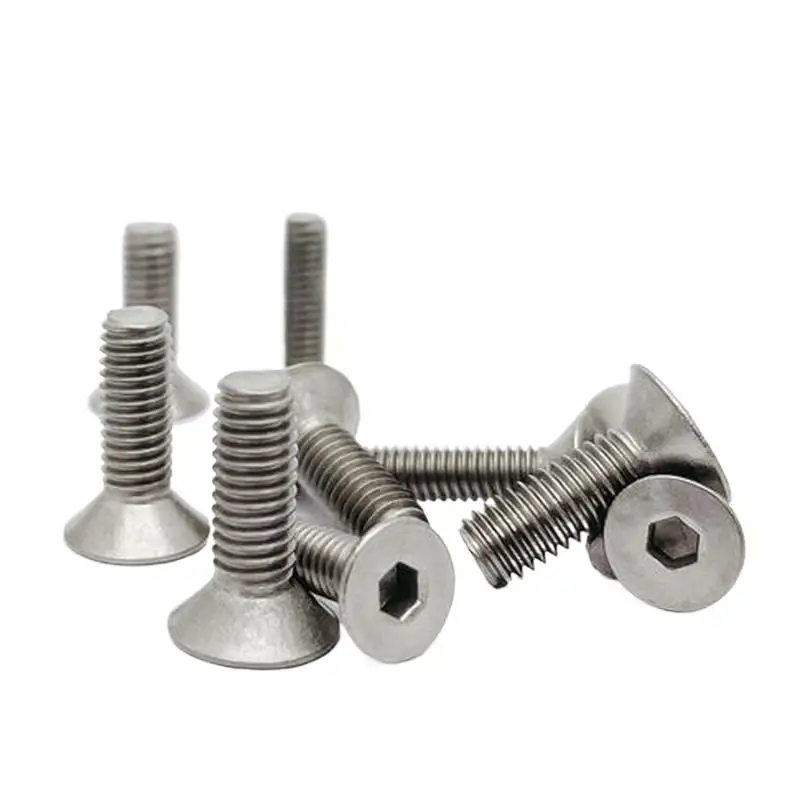 50pcs/lot M4*L DIN7991 Pure Titanium Flat Head Countersunk Socket Screw Titanium Alloy Small Screw GR2 M4*6/8/10/12-22/25/30/35
50pcs/lot M4*L DIN7991 Pure Titanium Flat Head Countersunk Socket Screw Titanium Alloy Small Screw GR2 M4*6/8/10/12-22/25/30/35