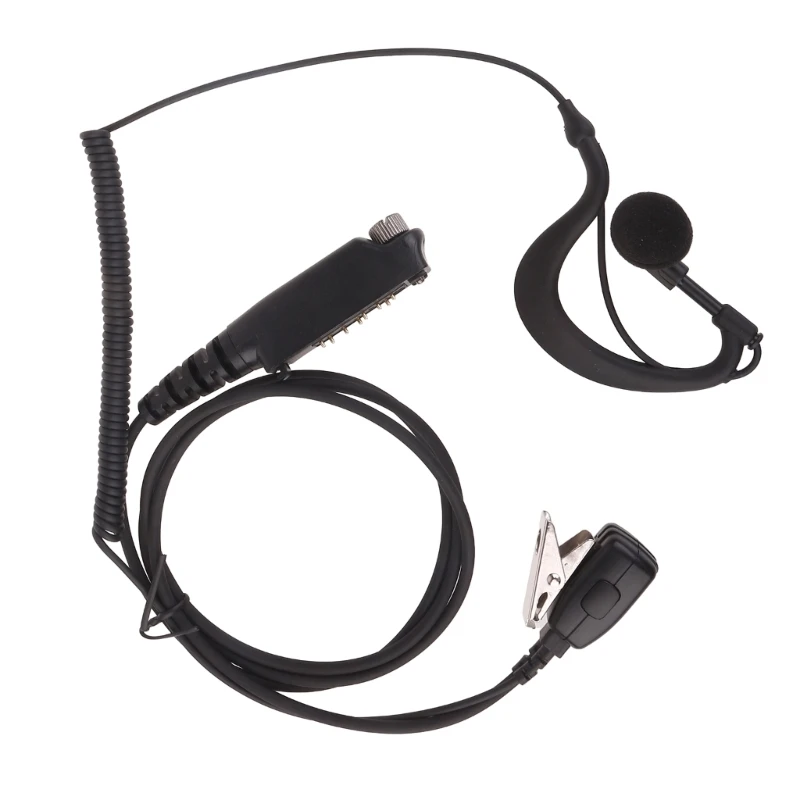 

Curved Earpiece Headset with Enhanced Sound Experience Comfortable Wearing Earphones for STP8000 & STP9000 Radios T5EE