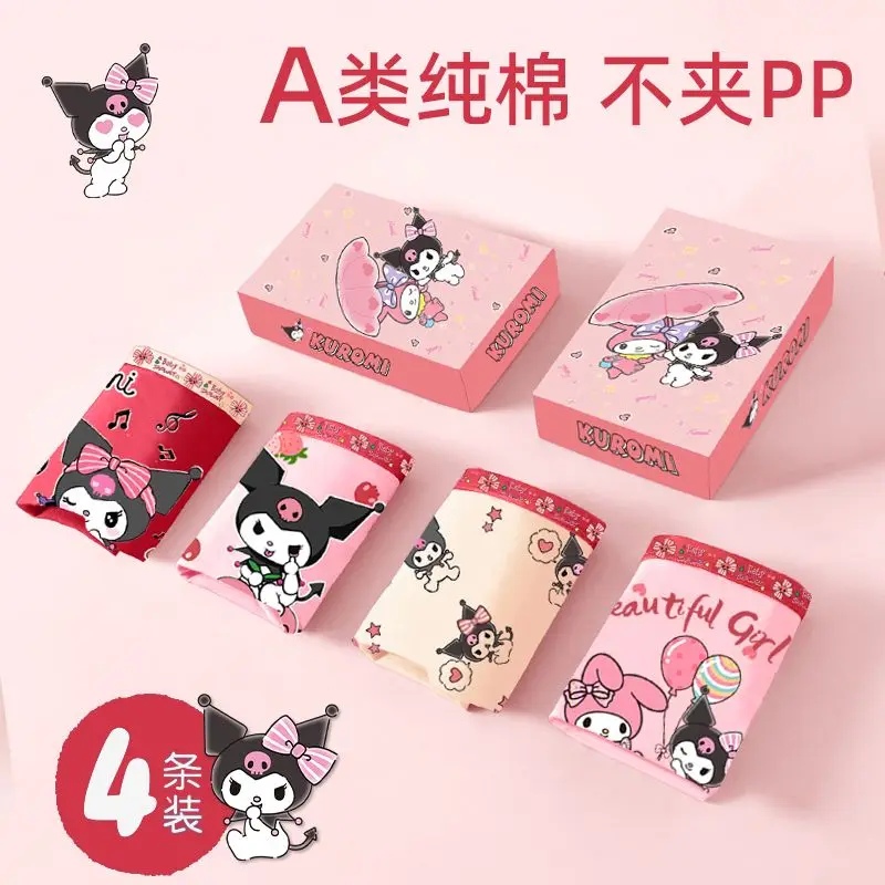 Kuromi Anime Kawaii Sanrio Children Underpants Cute Cartoon Baby Cotton Boxer Shorts Flat Corner Triangle Lovely Kids Toys
Kuromi Anime Kawaii Sanrio Children Underpants Cute Cartoon Baby Cotton Boxer Shorts Flat Corner Triangle Lovely Kids Toys