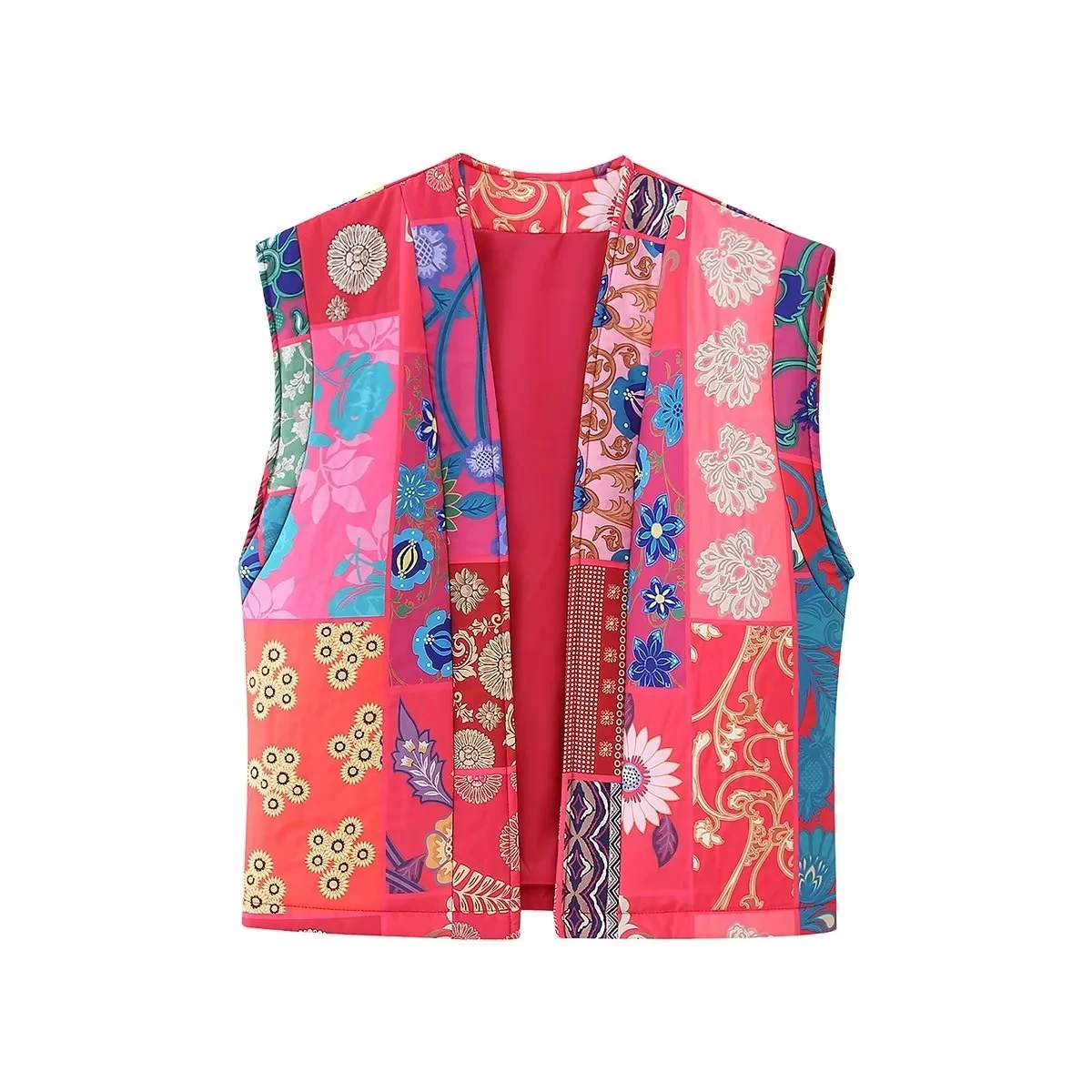 Fuchsia Printed Padded Women's Vest 2023 Loose Sleeveless Jacket Autumn Casual Vintage Fashion Stylish Chic Folk Spanish Demi-Se
Fuchsia Printed Padded Women's Vest 2023 Loose Sleeveless Jacket Autumn Casual Vintage Fashion Stylish Chic Folk Spanish Demi-Se