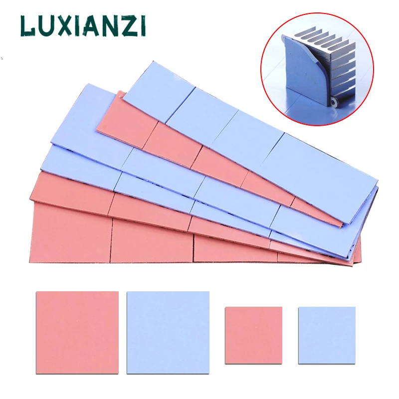 LUXIANZI 10Pcs 20mm*20mm GPU CPU Heatsink Cooling Conductive Silicone Pad 0.5mm 1mm 1.5mm 2mm Processor Accessories Thermal Pad
LUXIANZI 10Pcs 20mm*20mm GPU CPU Heatsink Cooling Conductive Silicone Pad 0.5mm 1mm 1.5mm 2mm Processor Accessories Thermal Pad