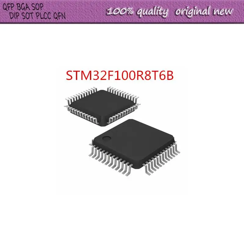 Новинка 1 шт./лот STM32F100R8T6B STM32F100 STM32F100R STM32F100R8 STM32F100R8T6 32F100R8T6B LQFP-64
Новинка 1 шт./лот STM32F100R8T6B STM32F100 STM32F100R STM32F100R8 STM32F100R8T6 32F100R8T6B LQFP-64