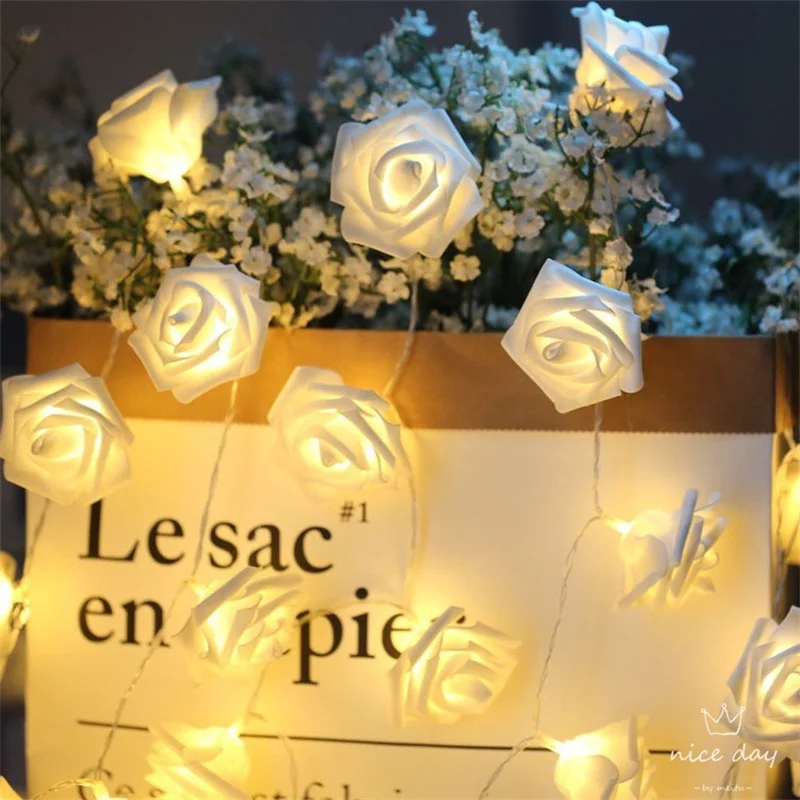 USB/Battery Operated 10/20 LEDs Rose Flower String Lights for Home Christmas Decorations Room Decor Aesthetic Led Fairy Lights
USB/Battery Operated 10/20 LEDs Rose Flower String Lights for Home Christmas Decorations Room Decor Aesthetic Led Fairy Lights