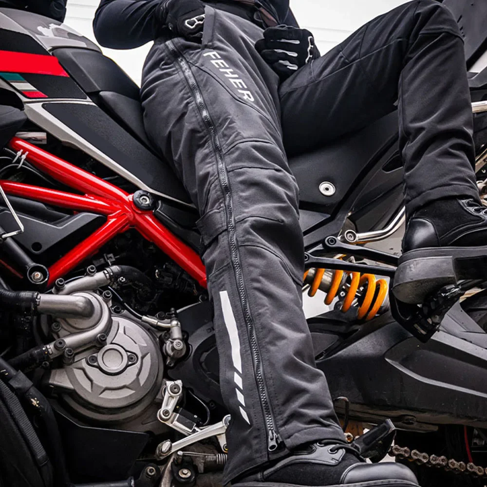 

Motorcycle Pants Quick Disassembly Thermal Pants Keep Warm Winter Motorcycle Pants CE Certification Anti-fall Cold-proof XS-5XL