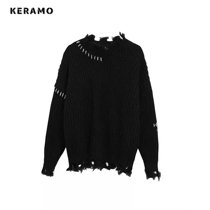 Women's Vintage Knitting Long Sleeve Casual Gothic Pullovers 2023 Autumn Winter Fashion Round Neck Ladies Loose Sweater Top
Women's Vintage Knitting Long Sleeve Casual Gothic Pullovers 2023 Autumn Winter Fashion Round Neck Ladies Loose Sweater Top